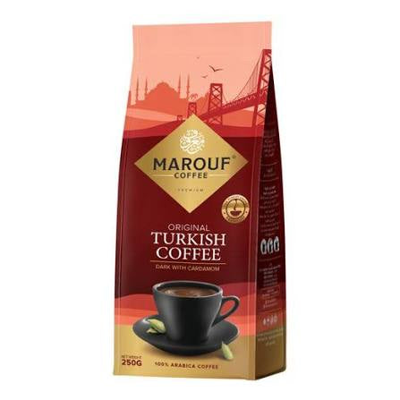 بن معروف قهوة تركية غامقة مع هيل 250g