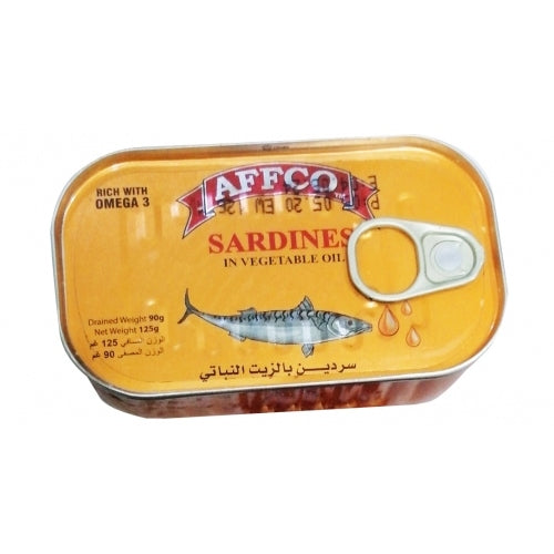 افكو سردين مغربي 125g