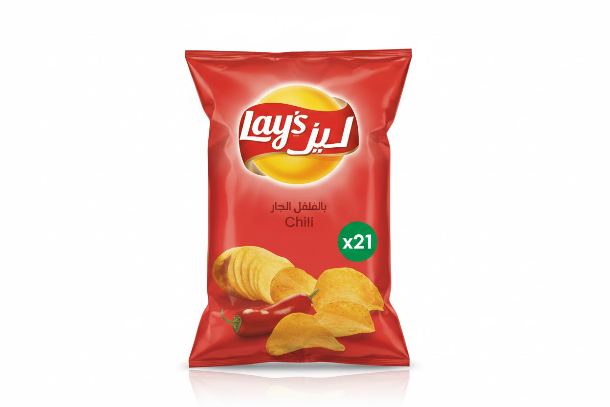 ليز بالفلفل الحار 11غ - 21 حبة