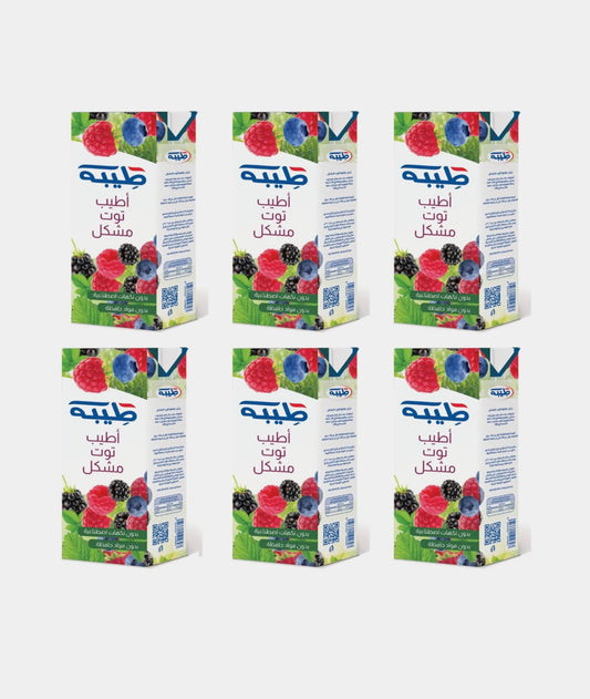 طيبة عصير توت مشكل لذيذ 6x235 مل