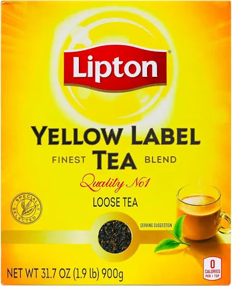 شاي ليبتون العلامة الصفراء 100 ميدالية