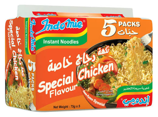 اندومي الدجاج الخاص 5 حبات