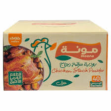 مونة مرقة دجاج 40 ظرف