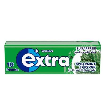 علكة اكسترا نعنع اخضر 14g