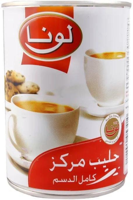 لونا حليب مركز كامل الدسم 410مل