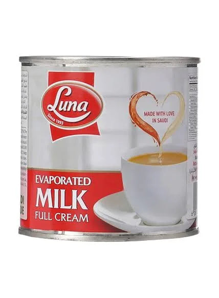 لونا حليب مركز كامل الدسم 170مل