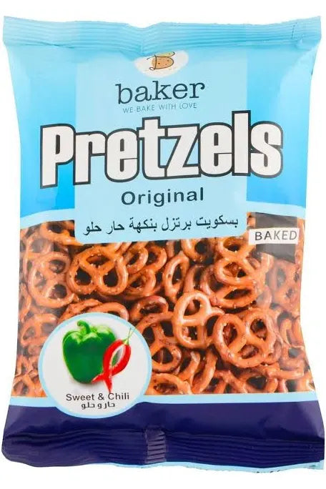 بيكر بريتزل اورجنال بنكهة حار حلو 300g