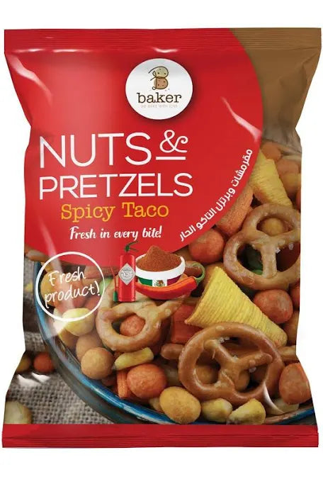 بيكر نوتس وبريتزل بنكهة الفلفل 300g