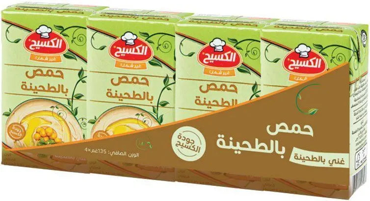 الكسيح حمص بالطحينية 135g x 4
