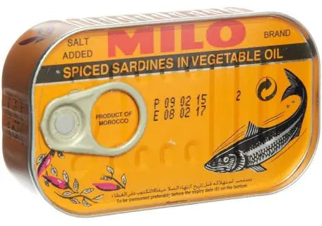ميلو سردين بالزيت المتبل الحار 125g