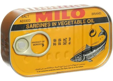 ميلو سردين بالزيت النباتي 125g