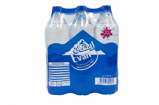 مياه ايفان 1.5 لتر - 6 حبات